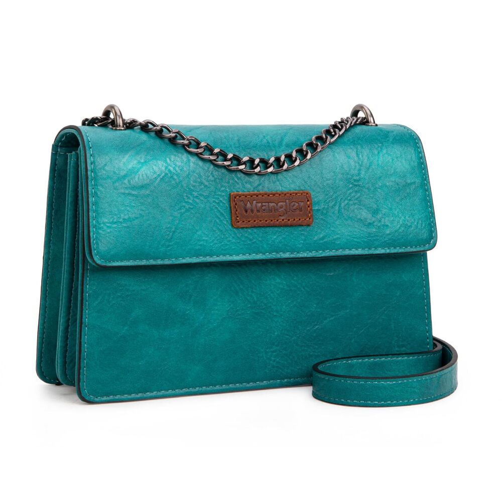 7318 Wrangler Flap CrossBody Bag Small Clutch Wallet Purse Trendy Shoulder